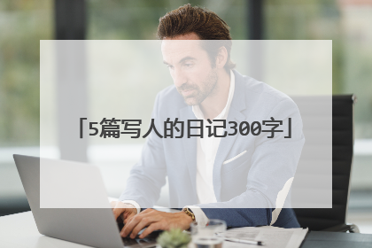 5篇写人的日记300字