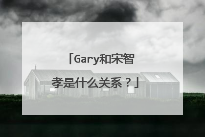Gary和宋智孝是什么关系？