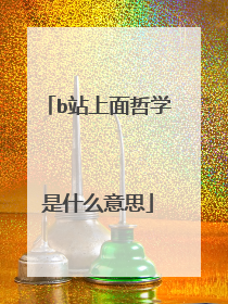 b站上面哲学是什么意思