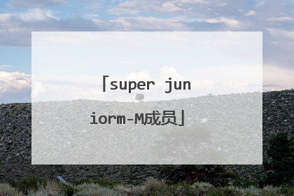 super juniorm-M成员