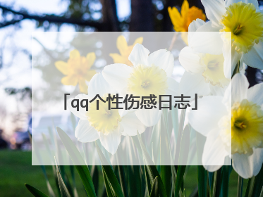 qq个性伤感日志