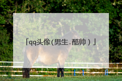 qq头像(男生.酷帅）