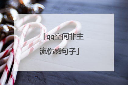 qq空间非主流伤感句子