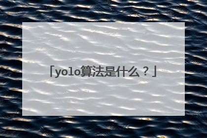 yolo算法是什么?